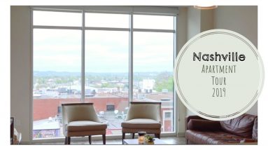NASHVILLE APARTMENT TOUR | $1,800/month rent on Music Row
