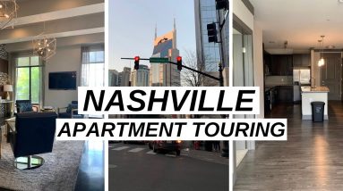 TOURING NASHVILLE APARTMENTS | rent prices + moving explanation