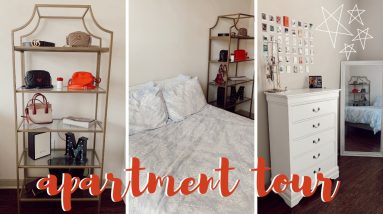 DOWNTOWN NASHVILLE APARTMENT TOUR! | part 2: bedroom, closet, bathroom