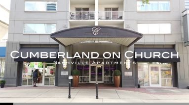 Nashville Apartments: Cumberland on Church (4K Drone)