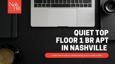 Top Floor One Bedroom Apartment 15 Minutes from Downtown Nashville - D12