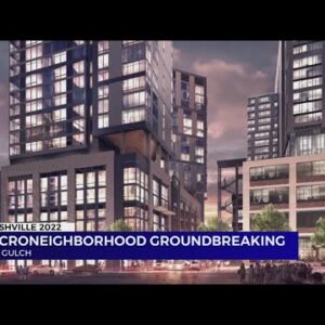 Crews break ground on 16-story tower, part of new micro-neighborhood in South Gulch