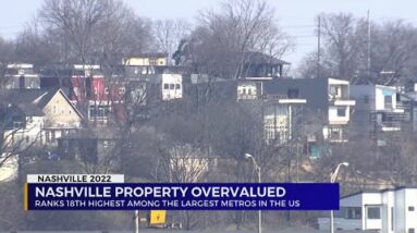 Nashville property overvalued
