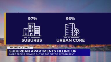 Suburban apartments filling up