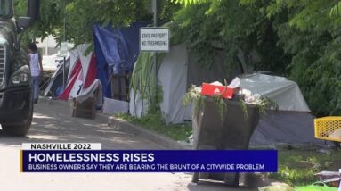Homelessness on the rise in Nashville