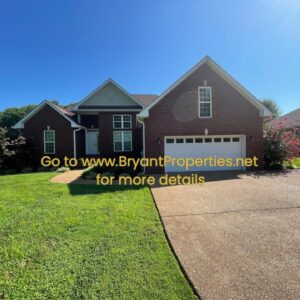 Springfield Homes for Rent 3BR/2BA by Property Management in Springfield Tennessee