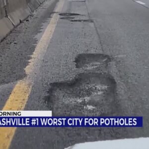 Study: Nashville ranked as #1 worst city for potholes