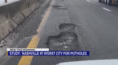 Study: Nashville ranked as #1 worst city for potholes