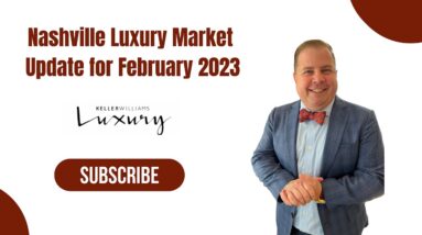 The most recent Nashville Real Estate luxury market update from Alexander Brandau.