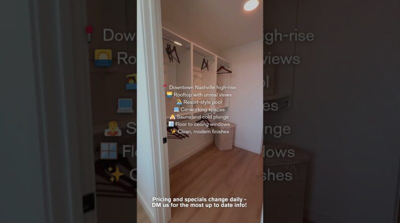 Downtown Nashville living just got an upgrade