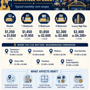 How Much Does It Cost to Rent an Apartment in Nashville in 2026